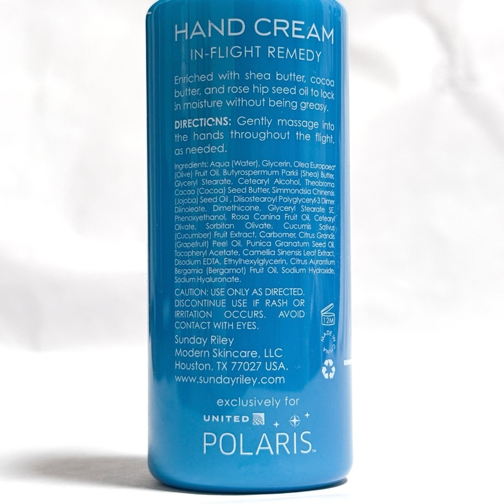Sunday Riley x United Airlines POLARIS | In-flight Remedy Face Mist & Hand Cream - Picture 6 of 8